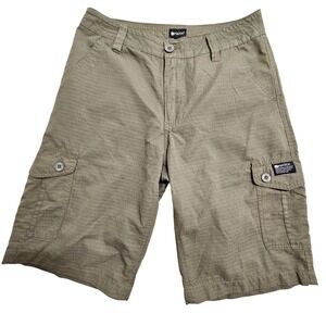 Matix Cargo Shorts Mens 30 Olive Green Ripstop Utility Skate Pockets